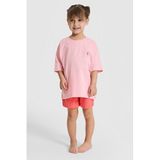 U.S. Polo Assn. Kız Çocuk Somon Pijama Takım 50326612-VR047