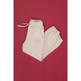U.S. Polo Assn. Kız Çocuk Taş Simli Baskı Detaylı Jogger Eşofman Altı 50316849-VR049 - Taş1 - 11 - 12 Yaş