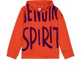 U.S. Polo Assn. Kız Çocuk Turuncu Kapüşonlu Sweatshirt 50272434-VR181 - Oranj - 5 - 6 Yaş