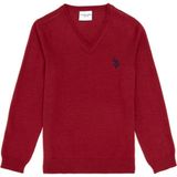 U.s. Polo Assn. Kız Çocuk Vişne Kazak /triko 50294198-VR223