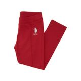 U.s. Polo Assn. Kız Çocuk Vişne Tayt 50296370-vr223 Bordo
