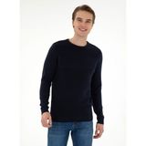 U.S. Polo Assn. Klasik Yaka Slim Fit Lacivert Erkek Kazak G081SZ0TK.000.1955320