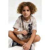 U.S. Polo Assn. Krem Erkek Çocuk Bermuda Takım - 14 - 15 Yaş