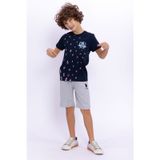 U.S. Polo Assn Lacivert Erkek Çocuk Bermuda Takım
