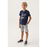 U.S. Polo Assn. Lisanslı Clothıng Koyu Indigo Erkek Çocuk Bermuda Takım - Koyu İndigo - 14 - 15 Yaş