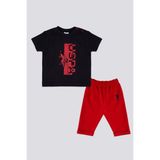 U.S. Polo Assn. Lisanslı Horse Lacivert Erkek Bebek Takımı - 6 - 9 Ay