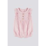 U.S. Polo Assn. Lisanslı Overalls Pembe Kız Bebek Tulum - 1,5 - 2 Yaş