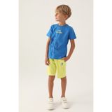 U.S. Polo Assn. Lisanslı Since Cobalt Erkek Çocuk Bermuda Takım - 14 - 15 Yaş