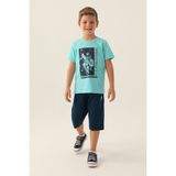 U.S. Polo Assn. Lisanslı Sword Turkuaz Erkek Çocuk Kapri Takım - 14 - 15 Yaş