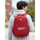 U.S. Polo Assn. Lise Ortaokul Üniversite Sırt Çantası Okul Çantası PLCAN26075-076-077 - Kırmızı