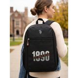 U.S. Polo Assn. Lise Ortaokul Üniversite Sırt Çantası Okul Çantası PLCAN26075-076-077 - Siyah