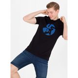 U.S. Polo Assn. ONZA Bisiklet Yaka Siyah Erkek T-Shirt