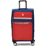 U.S. Polo Assn. Orta ve Kabin Boy 2 Li– Körüklü Geniş Hacimli Kumaş Valiz Ultra Hafif - Lacivert