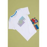 U S POLO ASSN Pamelkıds Beyaz Erkek Çocuk T-Shirt 2107394,Beyaz 3-4 Yaş