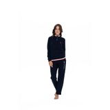 U.S. POLO ASSN. Pamuk Pijama Takımı, L, 20112, Lacivert, Kadın