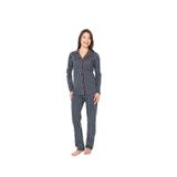 U.S. POLO ASSN. Pamuklu Pijama Takımı, 2XL, LK&20138, Lacivert, kadın