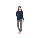 U.S. POLO ASSN. Pamuklu Pijama Takımı, M, MDM&20125, Lacivert, kadın