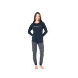 U.S. POLO ASSN. Pamuklu Pijama Takımı, M, MDM&20147, Lacivert, kadın