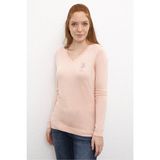 U.S. Polo Assn. Pembe Kadın Kazak - 01P-Pembe