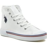 U.S. Polo Assn. Penelope Hı Beyaz Renk Boğazlı Sneaker Ayakkabı - 001-Beyaz