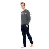 U.S. POLO ASSN. Pijama Takımı, L, USPA18925W25-26, Antrasit, erkek