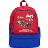 U.S. Polo Assn. PLÇAN22036 Kırmızı/Mavi Unisex Sırt Çantası