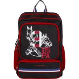 U.s. Polo Assn. PLCAN24209 Sırt Çantası - Kırmızı - Siyah