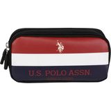U.S. Polo Assn. PLKLK24177 Siyah Kırmızı Kalem Çantası