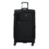 U.S. Polo Assn. PLVLZ22804A Siyah Büyük Boy Kumaş Valiz