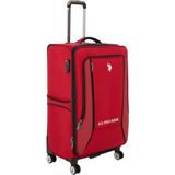 U.S. Polo Assn. PLVLZ24021C Kumaş Valiz Kabin Boy - Kırmızı