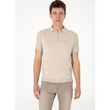 U.s. Polo Assn. Polo Yaka Slim Fit Gri Erkek Kazak Helın-K