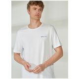 U.S. Polo Assn. PUNO Bisiklet Yaka Beyaz Erkek T-Shirt