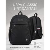 U.s. Polo Assn. Siyah Unisex Sırt Çantası PLCAN26069