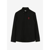 U.S. Polo Assn. Slim Fit Düğmeli Yaka Siyah Erkek Gömlek GOX024Y - XL