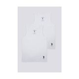 U.s. Polo Assn Solid White Beyaz Erkek Çocuk 2li Atlet - 3 - 4 Yaş