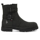 U.S. Polo Assn. Tawny 4pr Siyah Erkek Biker Bot