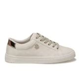 U.S. Polo Assn. Tiggy 100910790 Krem Kadın Spor Ayakkabı