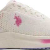 U.S. Polo Assn. U.S.POLO ASSN.BLAKE 4PR KIRIK BEYAZ LİLA COMFORT CASUAL ANATOMİK SPOR AYAKKABI