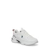 U.S. Polo Assn. U.S.POLO ASSN BOB 4FX BEYAZ LACİVERT COMFORT CASUAL ANATOMİK SPOR AYAKKABISI