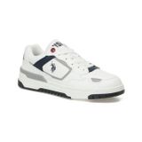 U.S. Polo Assn. U.S.POLO ASSN CHAİN 5PR BEYAZ DÜZ TABAN CASUAL ANATOMİK SPOR AYAKKABI