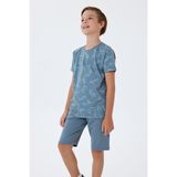 U.S. Polo Assn. U.S. Polo Assn Erkek Çocuk 2 li Bermuda T-şhirt Takım Gri - 14 - 15 Yaş