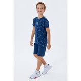 U.S. Polo Assn. U.S. Polo Assn Erkek Çocuk 2 li Bermuda T-şhirt Takım Koyu İndigo - 14 - 15 Yaş