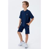 U.S. Polo Assn. U.S. Polo Assn Erkek Çocuk 2 li Bermuda T-şhirt Takım Lacivert - 14 - 15 Yaş