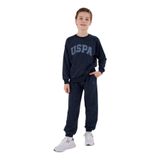 U.S. Polo Assn. U.S. Polo Assn Erkek Çocuk Eşofman Takımı, 14-15 Yaş, US2229-C-V2, Lacivert, erkek-çocuk
