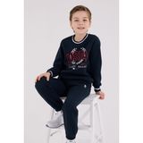 U.S. Polo Assn. U.s. Polo Assn Erkek Çocuk Lacivert Eşofman Takımı Kış Sezonu Regular Kalıp %65 Pamuk %35 Polyester - 9 - 10 Yaş