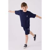 U.S. Polo Assn. U.S. Polo Assn Erkek Çocuk Mavi Bermuda Takım US1779-C-V1 - Parlement - 5 - 6 Yaş