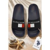 U.S. Polo Assn. U.S.Polo Assn. Erkek Lacivert Terlik- Günlük-Plaj ve Havuz Terliği USP-790