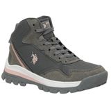 U.S. POLO ASSN. U.S. Polo Assn. Gri Kadın Bot 3W SAGAN HI WMN 3PR, 37, 5003065523002