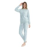 U.S. Polo Assn. U.s Polo Assn. Kadın Uzun Kollu Welsoft Paçası Lastikli Pijama Takım-açıkmavi 17080