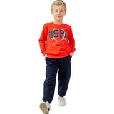 U.S. Polo Assn. U.s. Polo Assn Kids Ikili Takım Kırmızı Çocuk Eşofman Takımı - 10-11